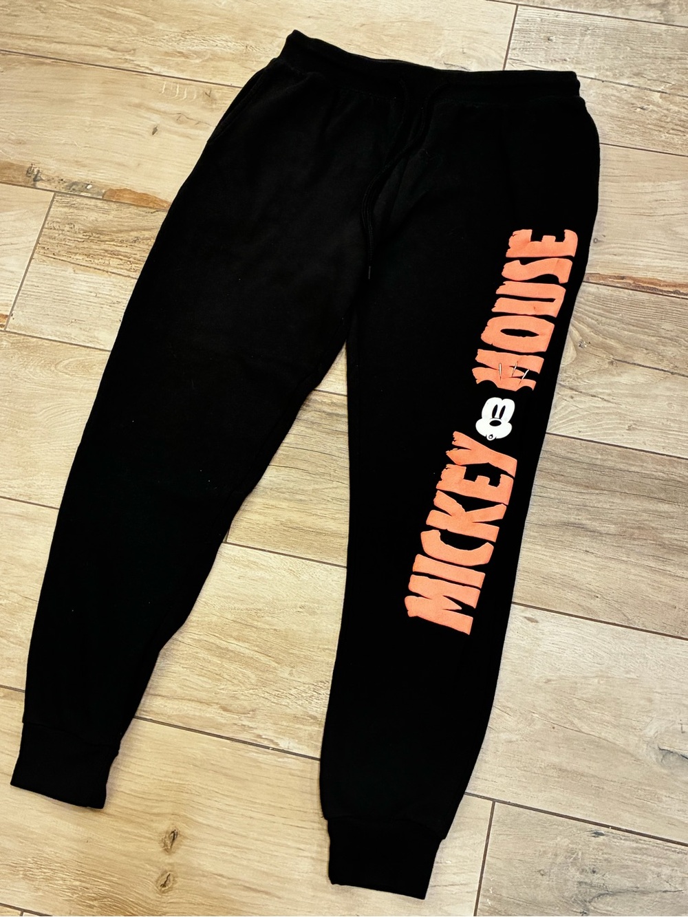 Mickey Mouse Black Kids Sweatpants